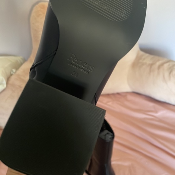 Feners Toe Square Ankle Boots - Picture 4 of 4